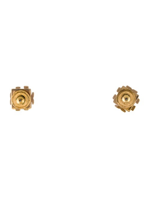 Tory Burch Logo Stud Earrings