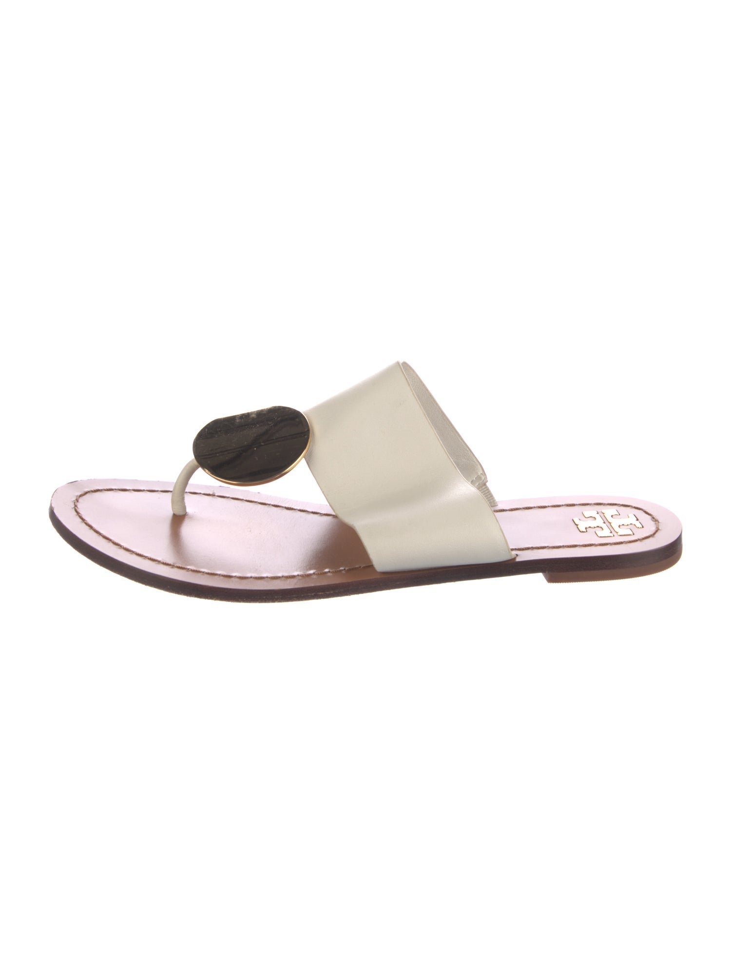Tory Burch Leather Slides