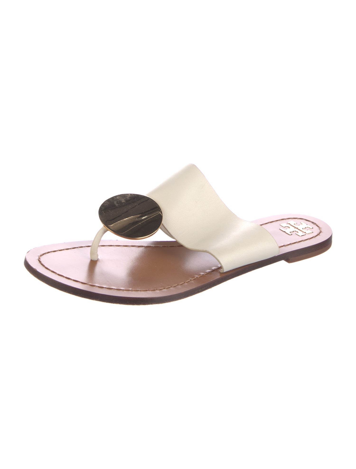 Tory Burch Leather Slides