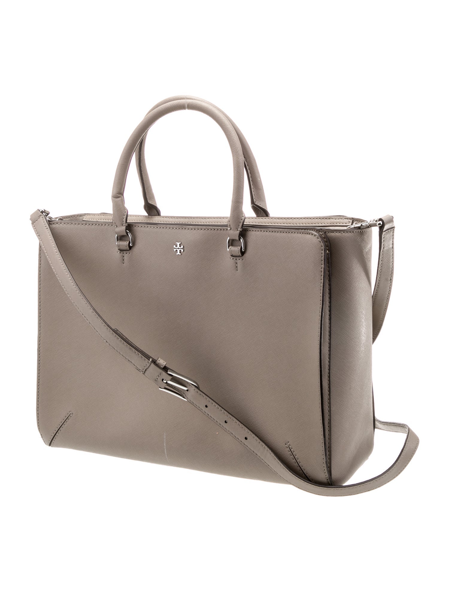 Tory Burch Saffiano Leather Top Handle Bag