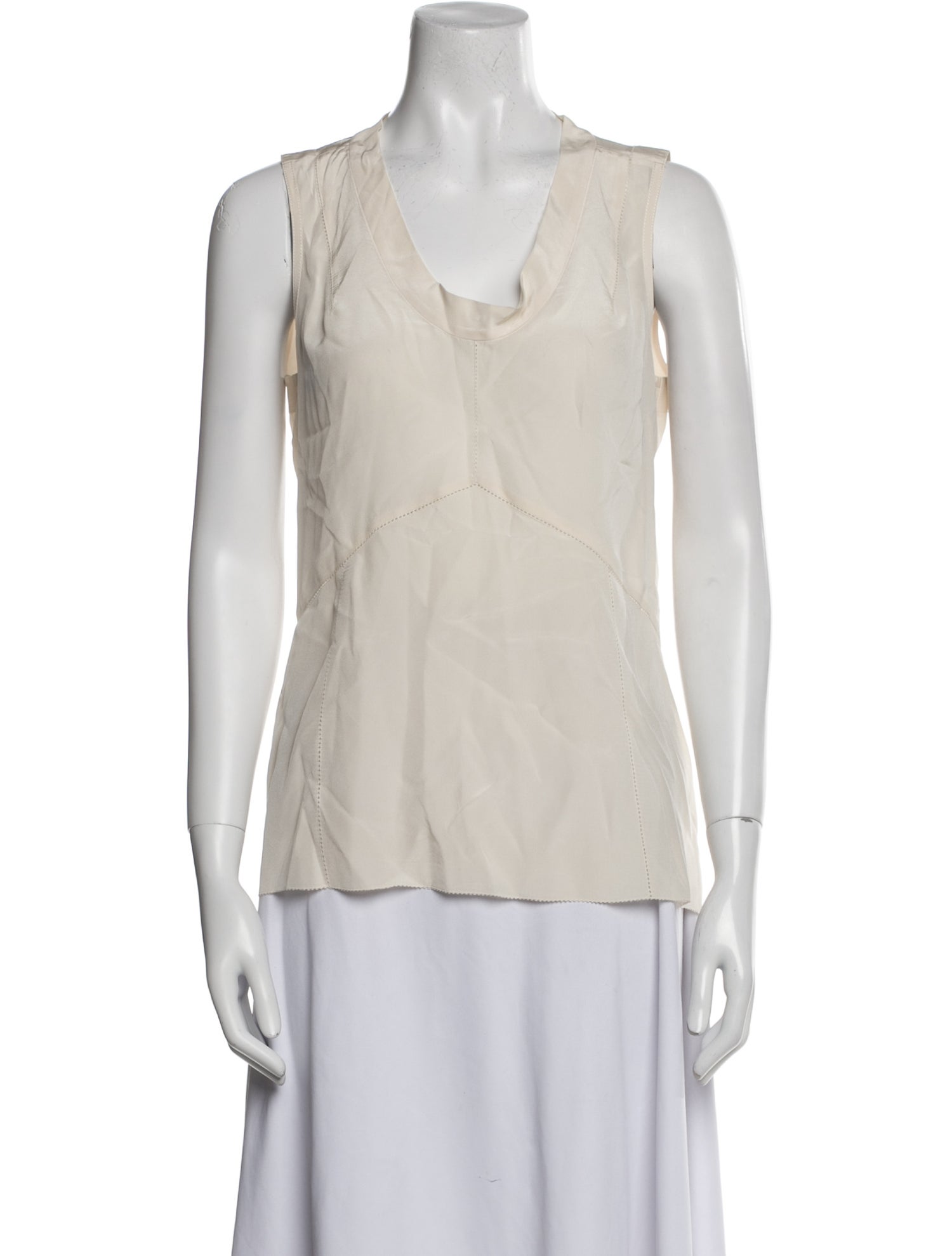 Tory Burch Silk V-Neck Top