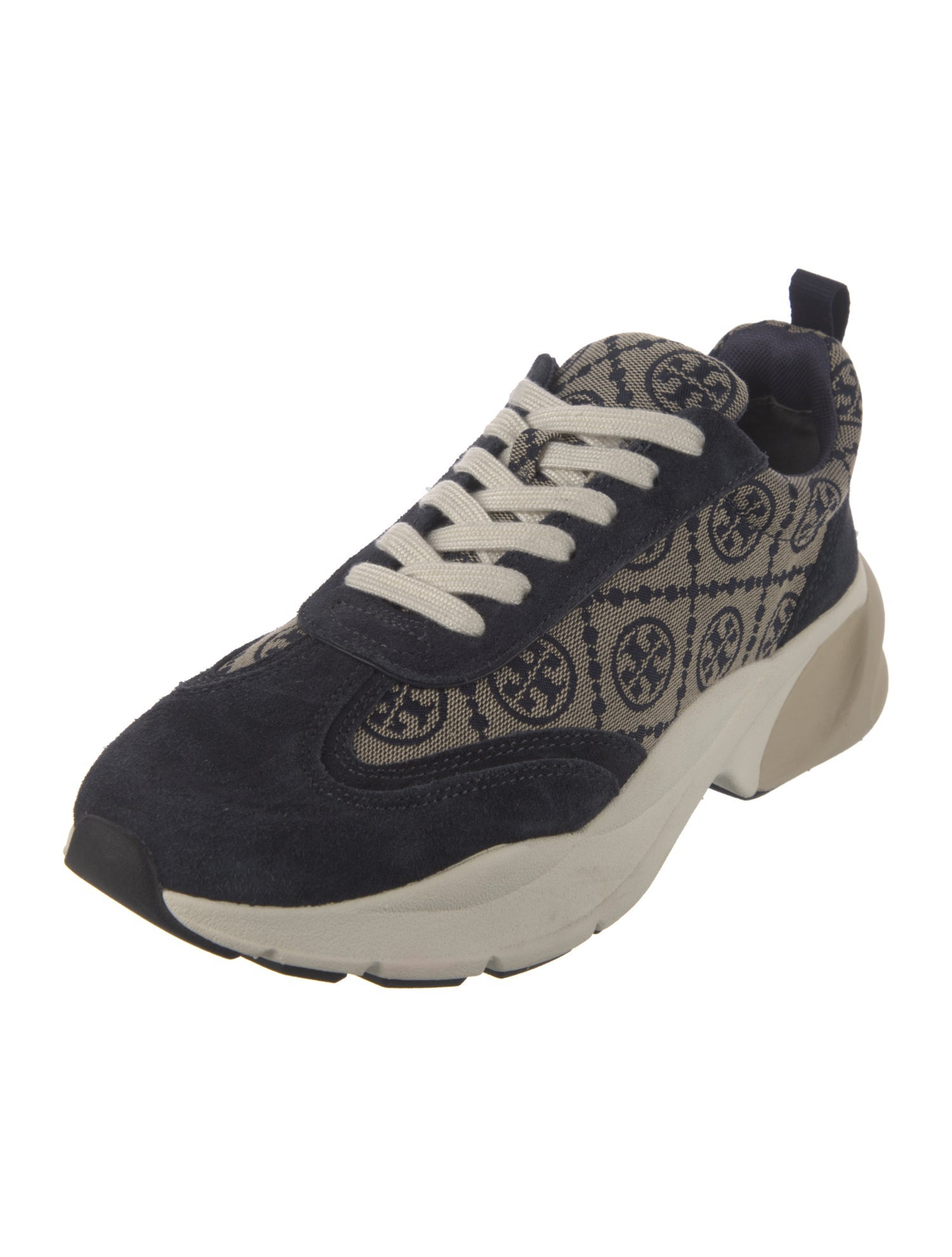 Tory Burch Suede Printed Sneakers