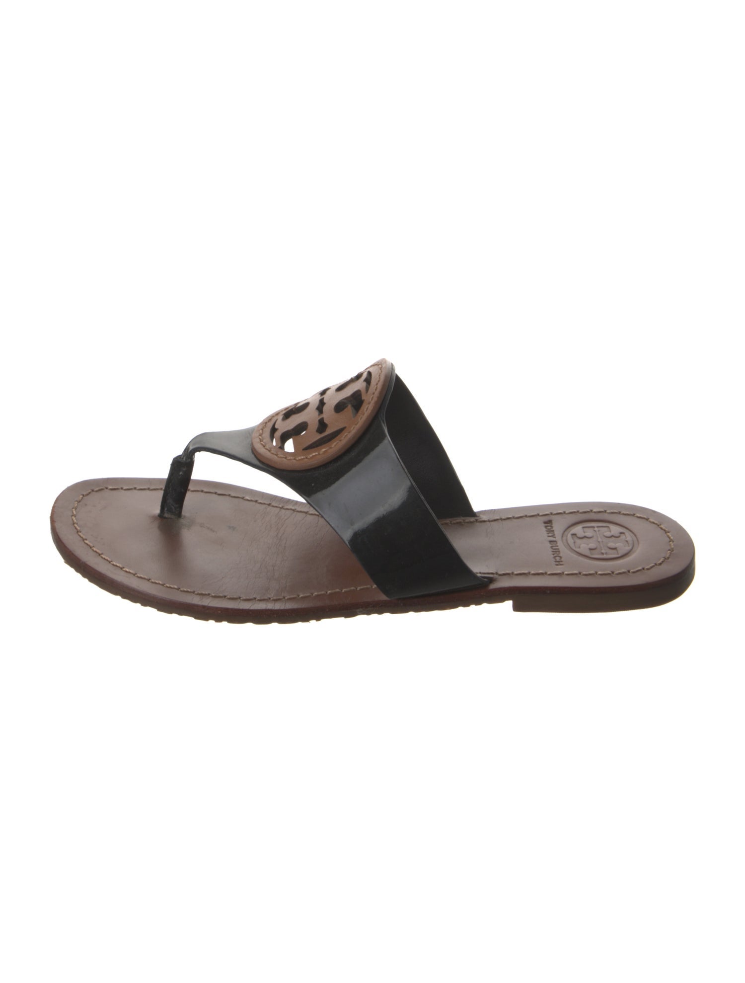 Tory Burch Leather Flip Flops