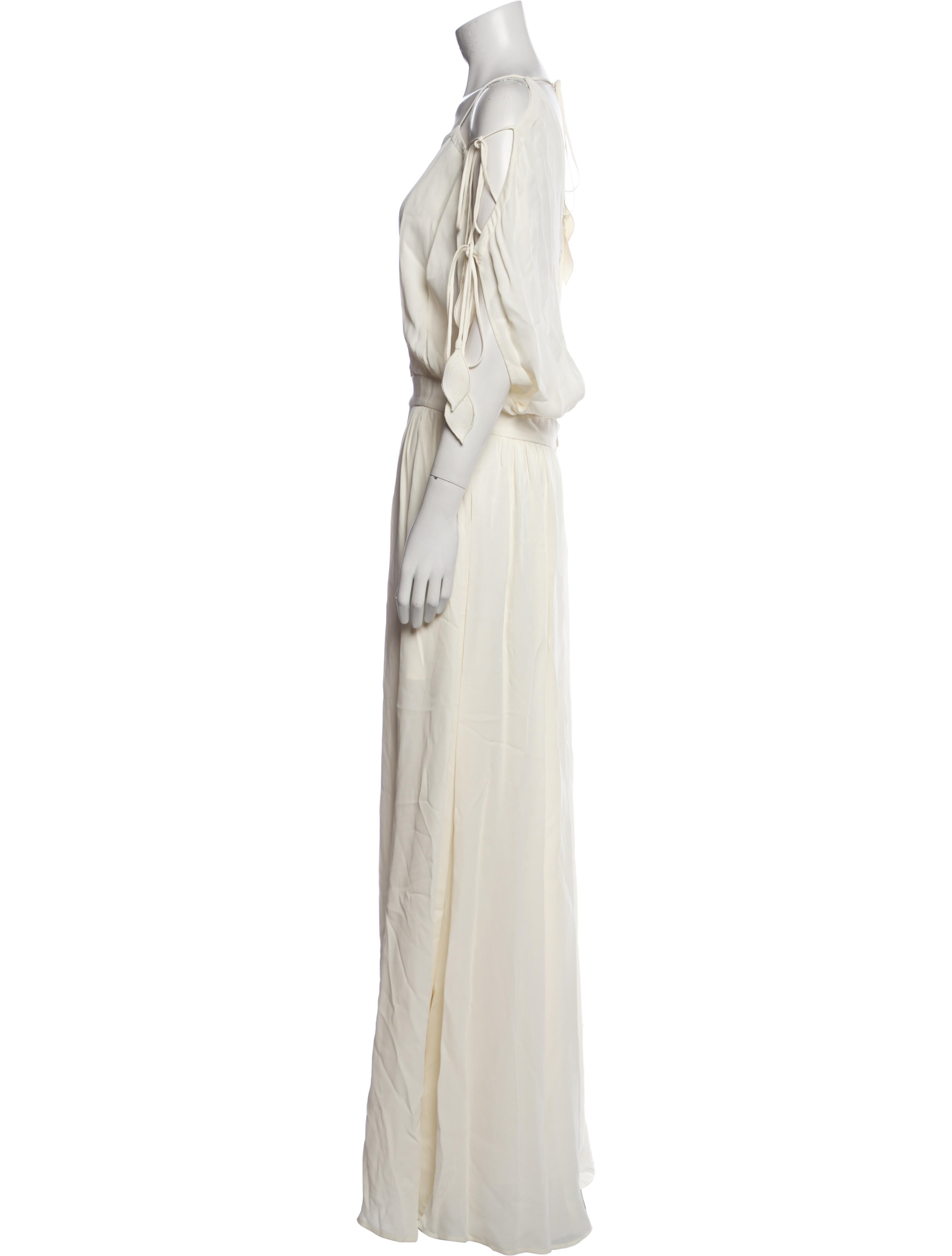 Tory Burch Square Neckline Long Dress