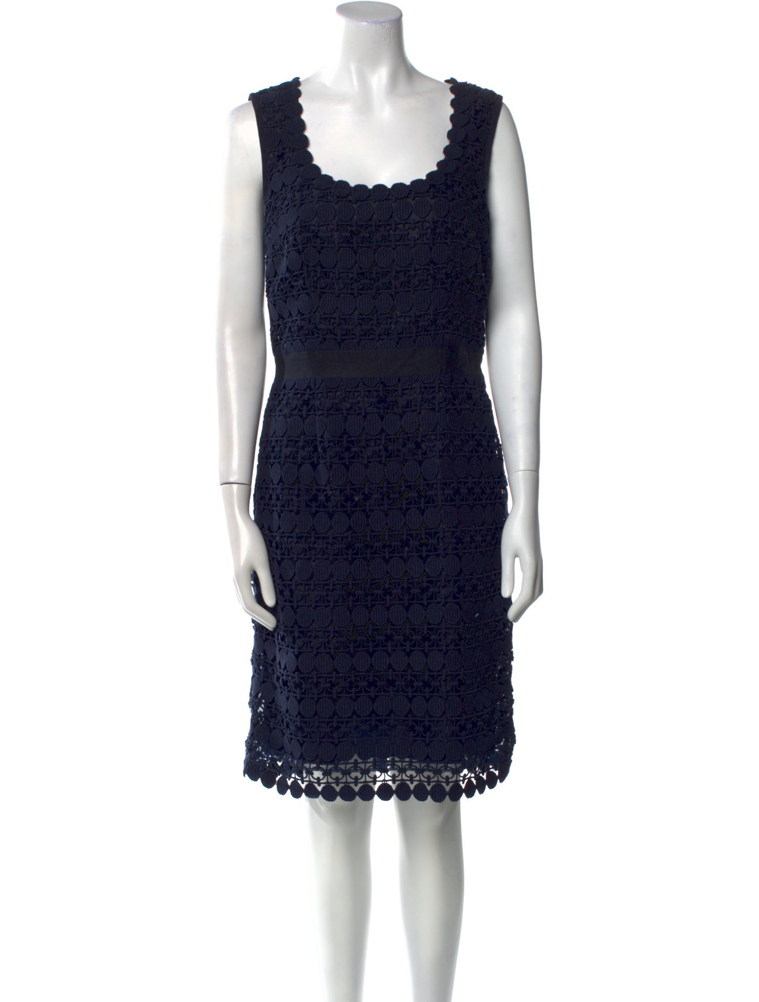 Tory Burch Scoop Neck Knee-Length Dress