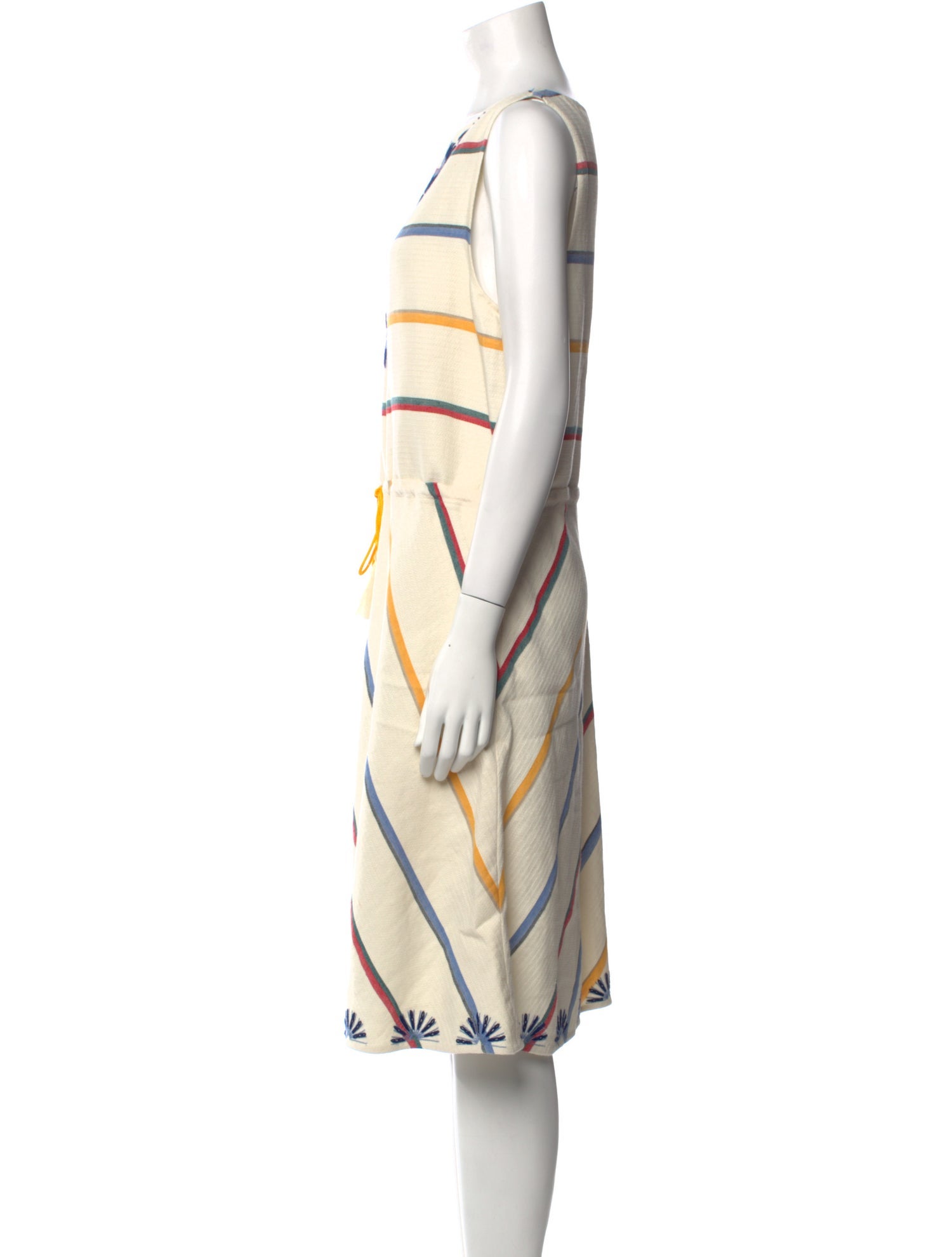 Tory Burch Linen Midi Length Dress