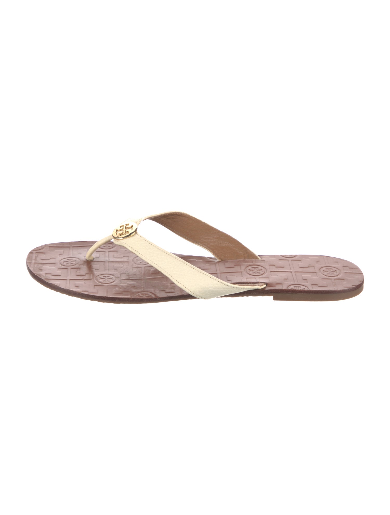 Tory Burch Leather Flip Flops