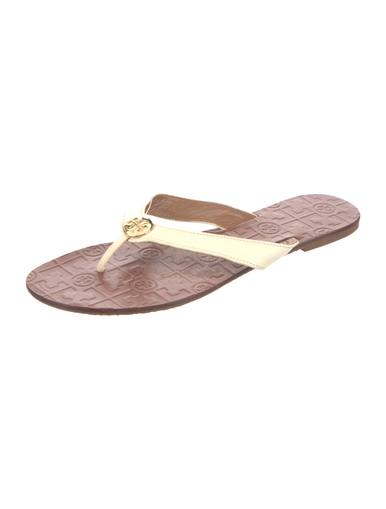 Tory Burch Leather Flip Flops
