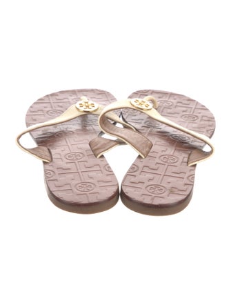 Tory Burch Leather Flip Flops