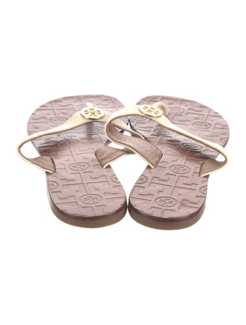 Tory Burch Leather Flip Flops
