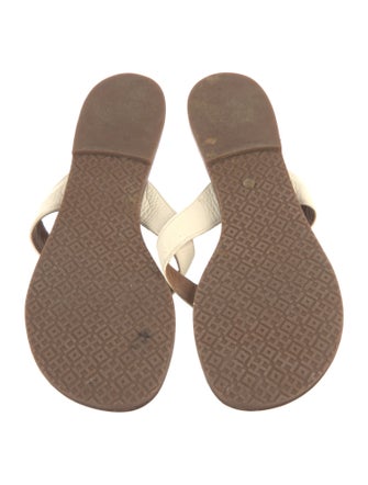 Tory Burch Leather Flip Flops