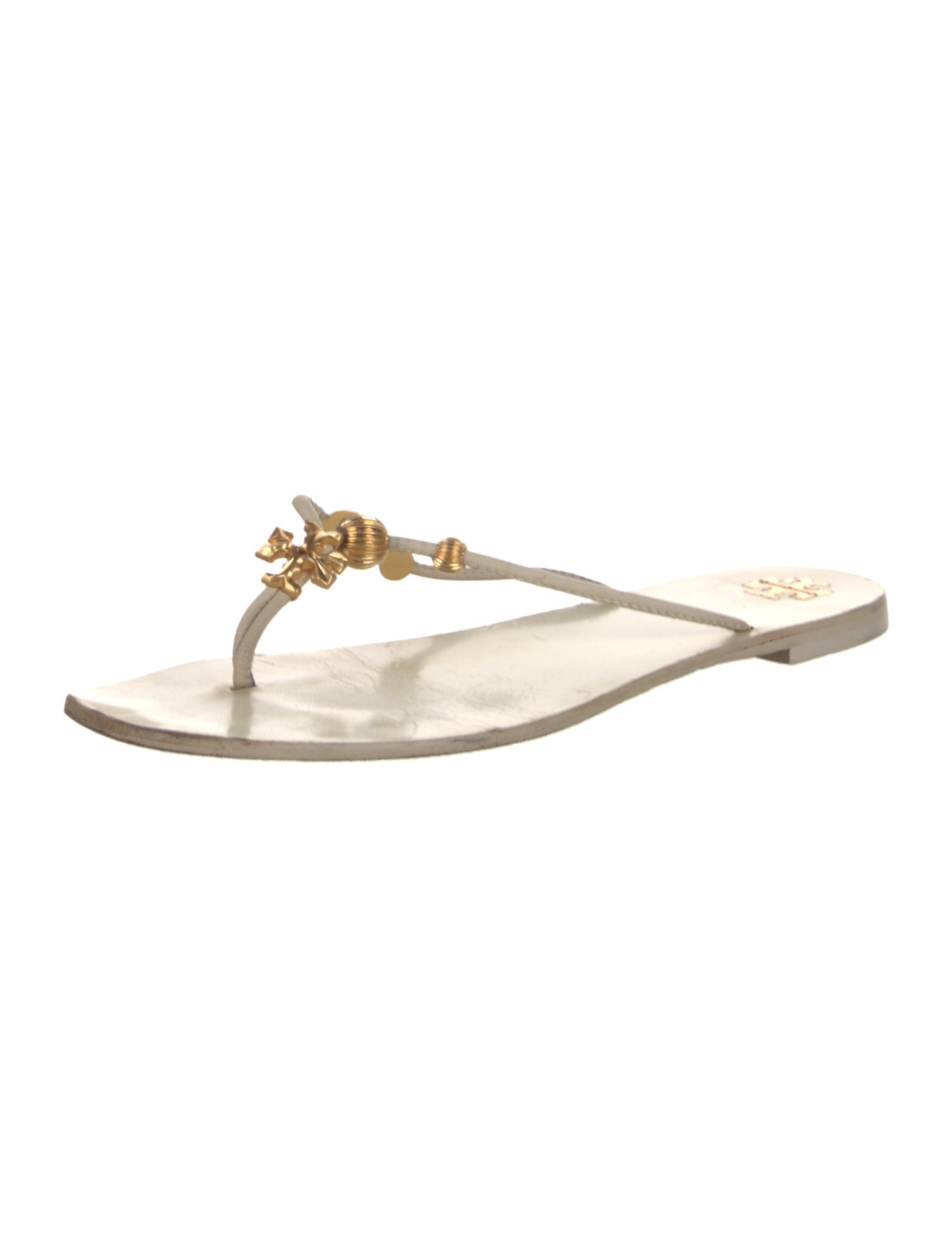 Tory Burch Leather Slides