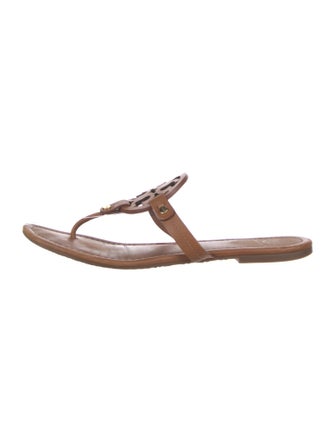 Tory Burch Leather Flip Flops