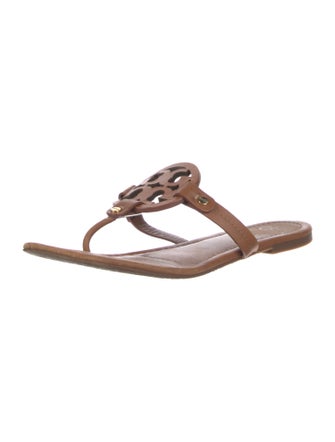 Tory Burch Leather Flip Flops