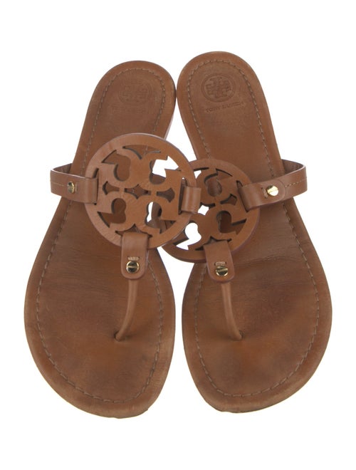 Tory Burch Leather Flip Flops