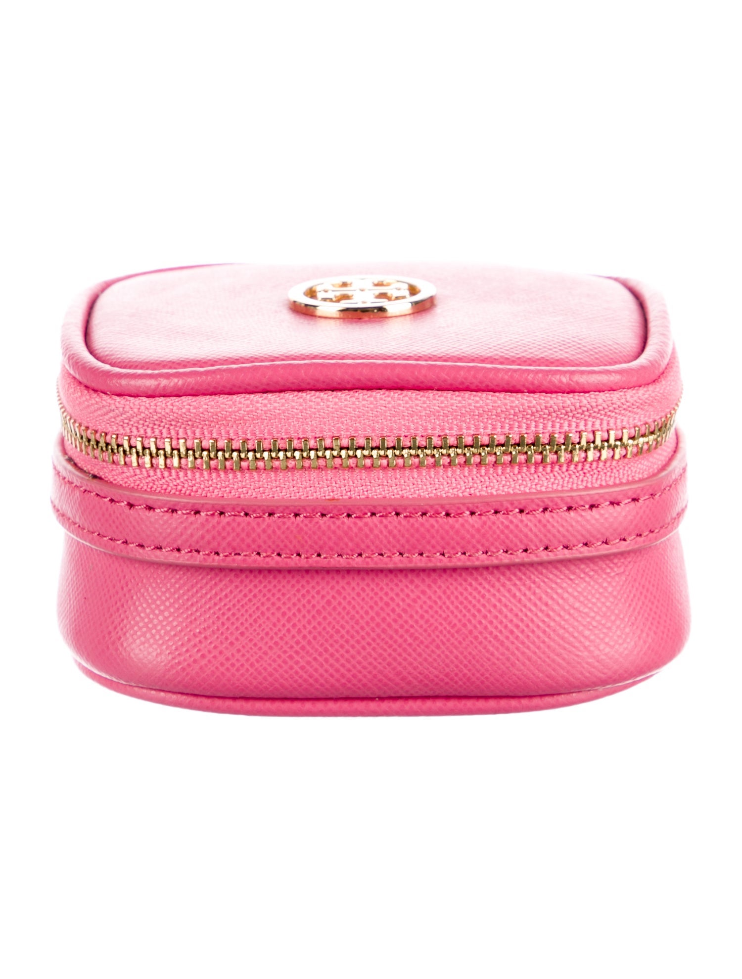 Tory Burch Leather Cosmetic Jewelry Case