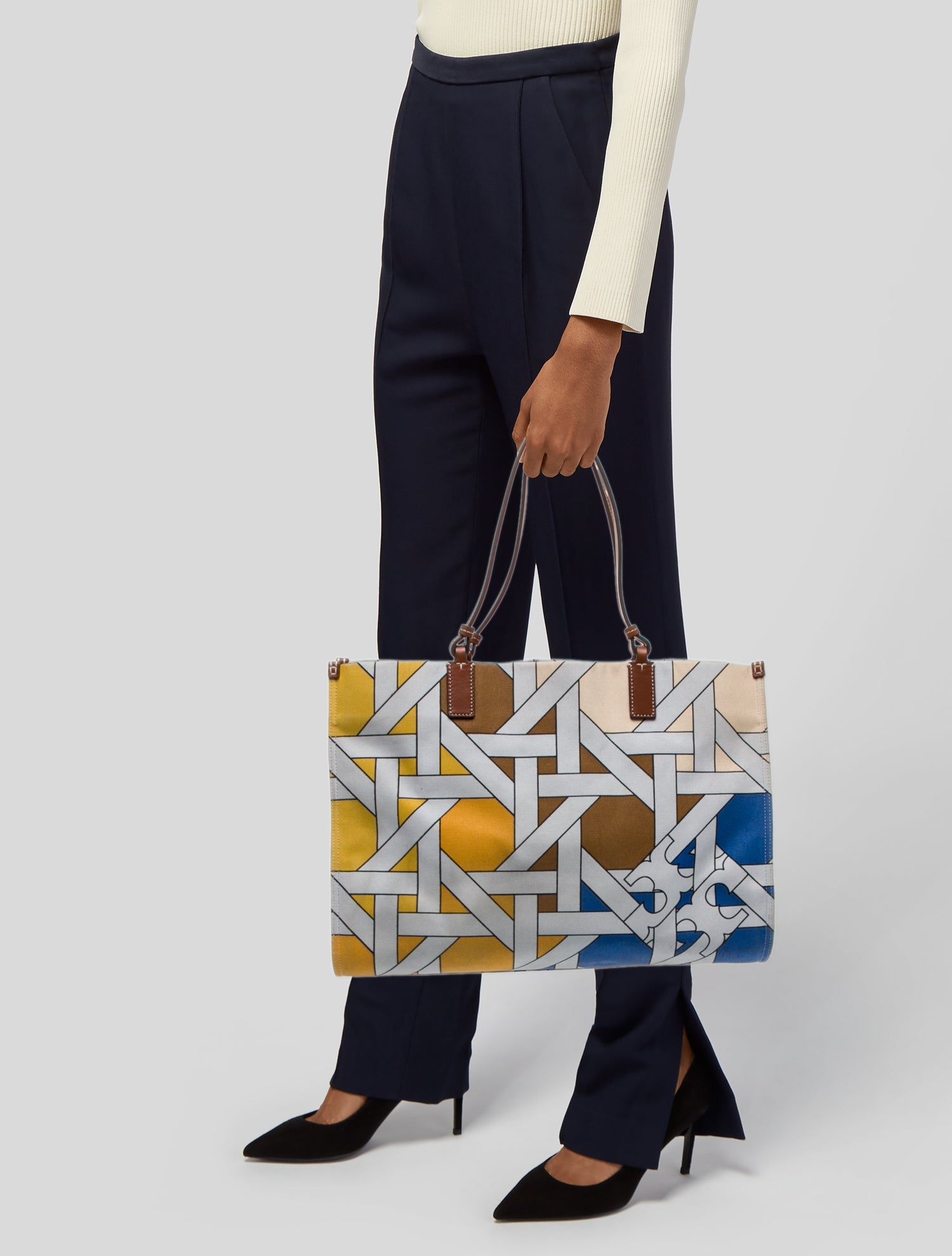 Tory Burch Canvas Shoulder Bag