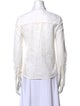 Tory Burch Long Sleeve Button-Up Top