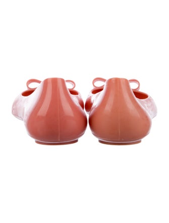 Tory Burch Rubber Bow Accents Ballet Flats