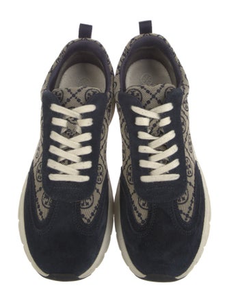 Tory Burch Suede Printed Sneakers