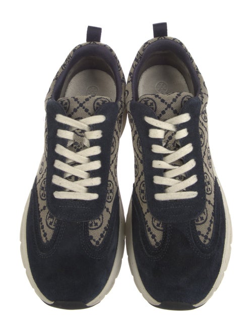 Tory Burch Suede Printed Sneakers