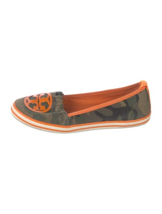 Tory Burch Canvas Printed Loafers