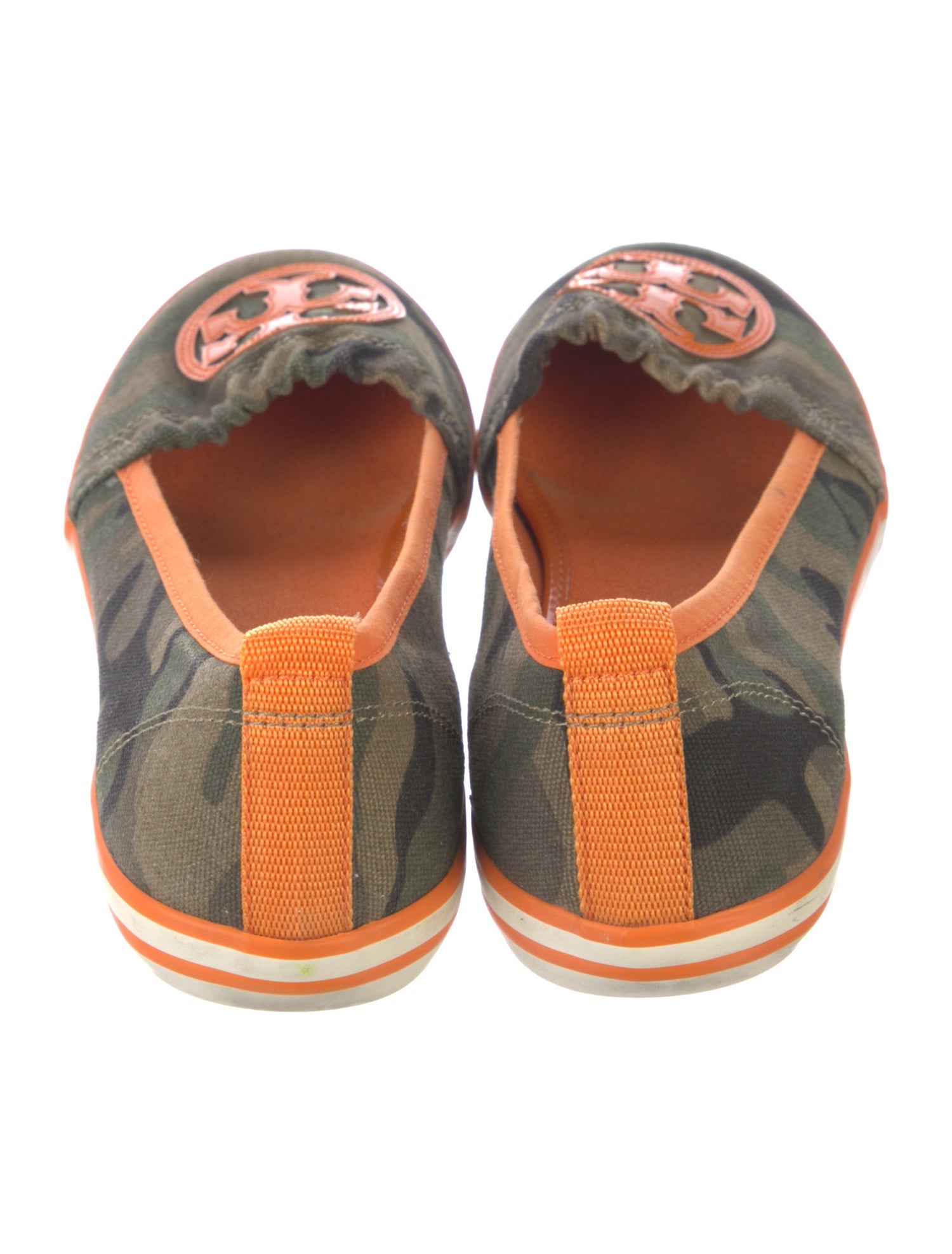 Tory Burch Canvas Printed Loafers