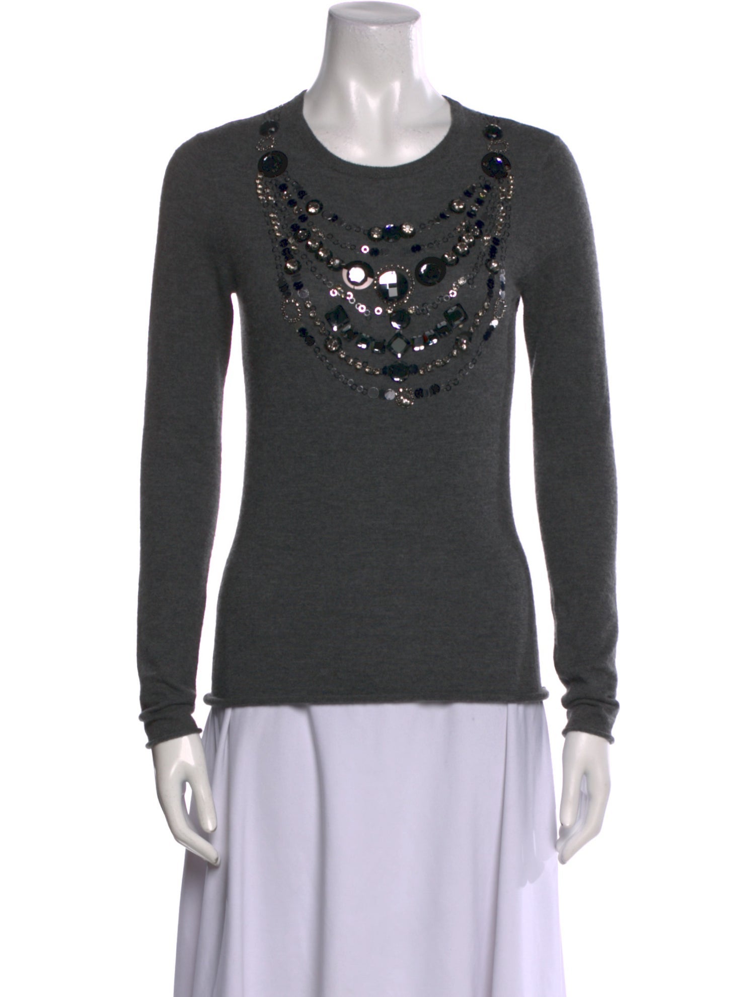 Tory Burch Cashmere Crew Neck Sweater