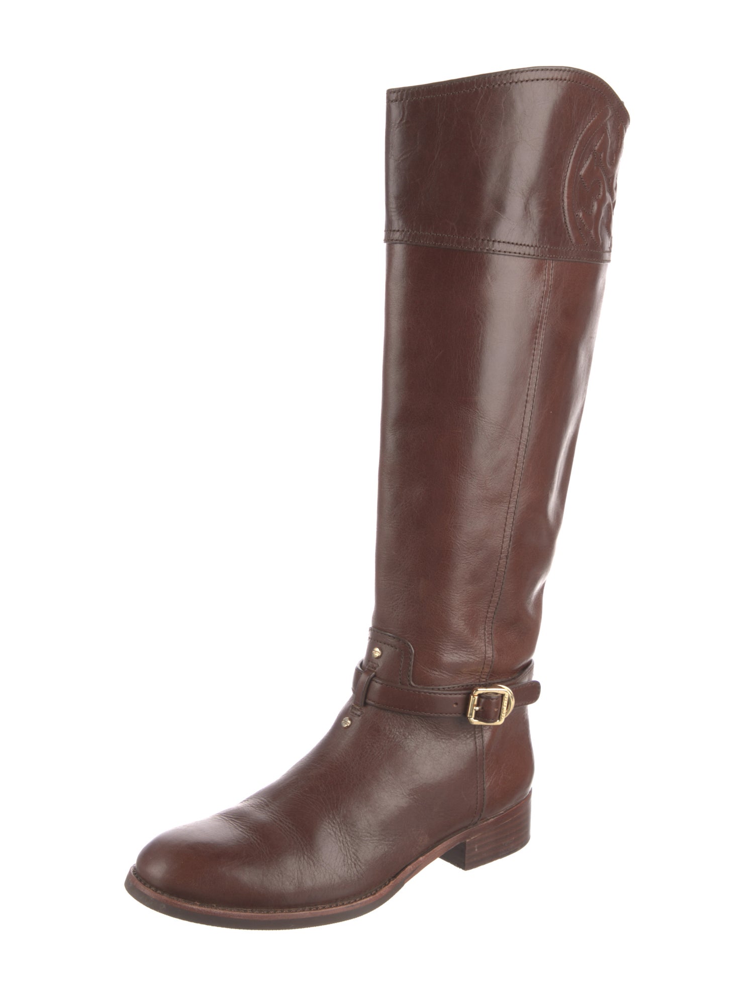 Tory Burch Leather Riding Boots