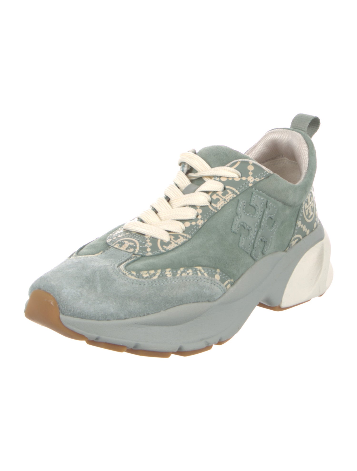 Tory Burch Suede Printed Sneakers