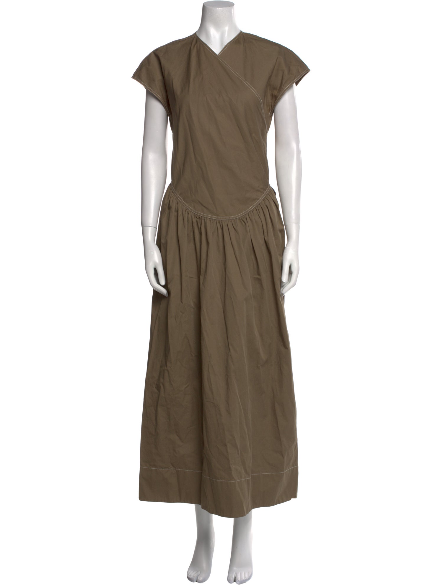 Tory Burch V-Neck Long Dress