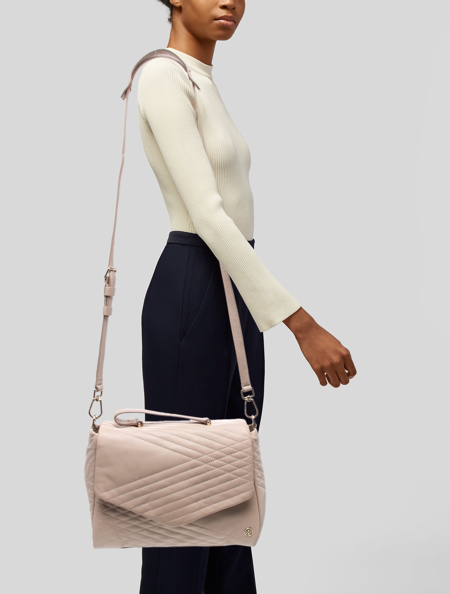 Tory Burch Leather Top Handle Bag