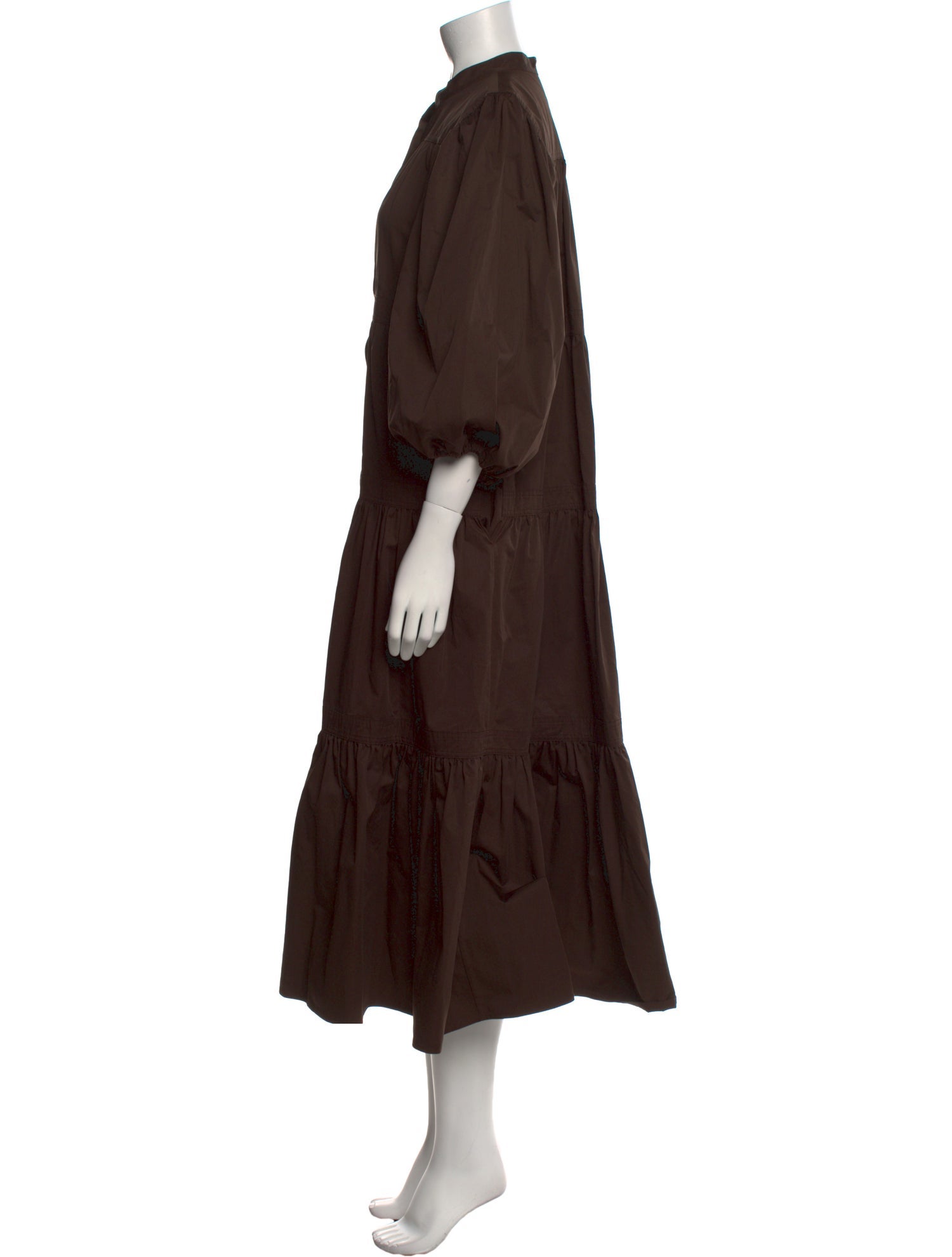 Tory Burch Mock Neck Long Dress