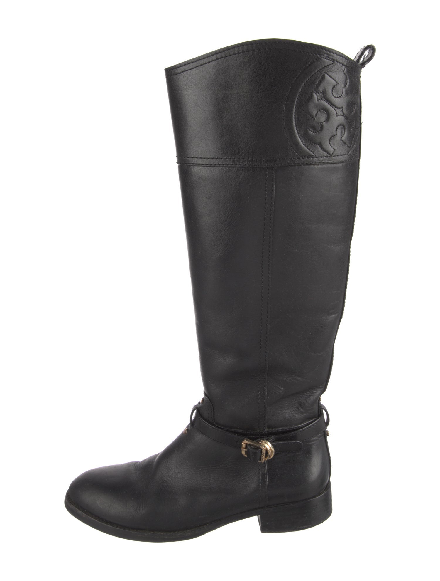 Tory Burch Leather Riding Boots