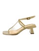 Tory Burch Leather T-Strap Sandals