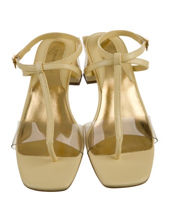 Tory Burch Leather T-Strap Sandals