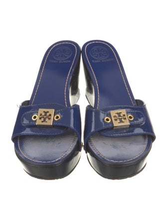 Tory Burch Patent Leather Slides