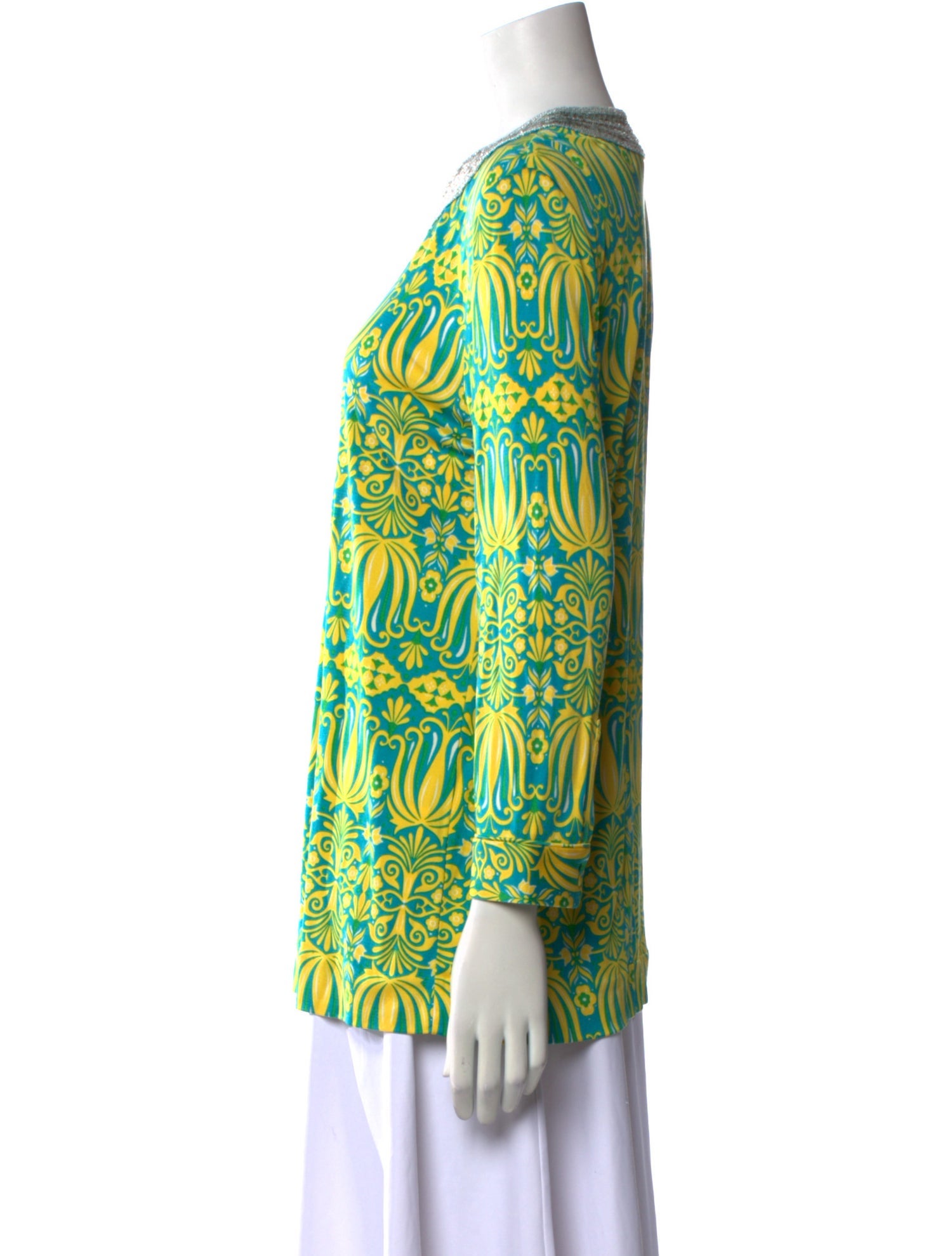 Tory Burch Silk Printed Tunic