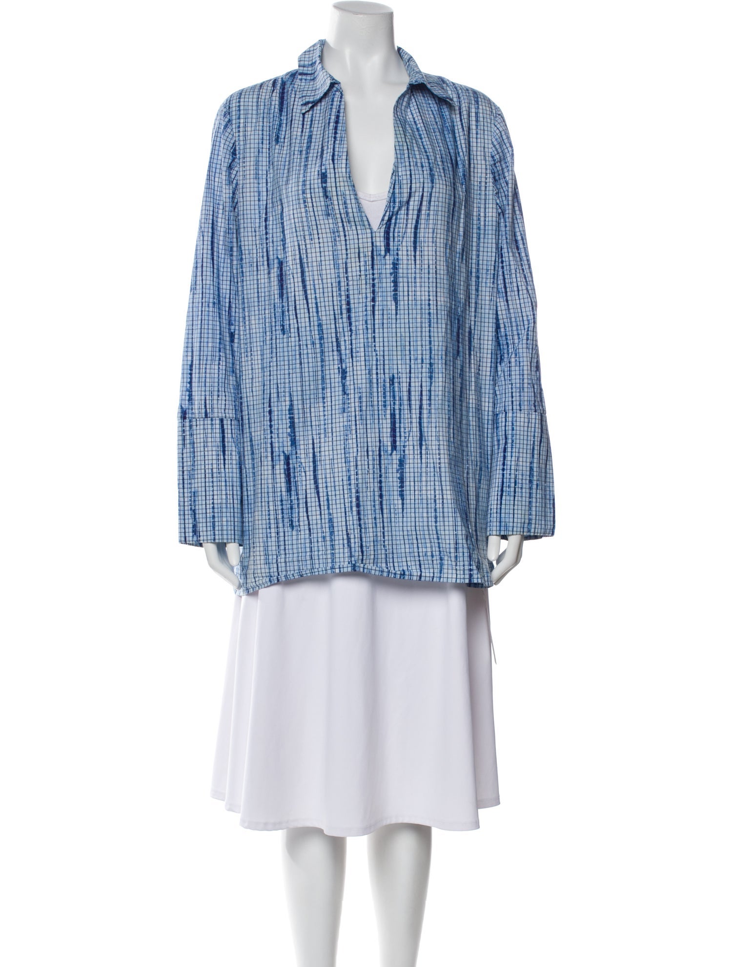 Tory Burch Printed Long Sleeve Tunic