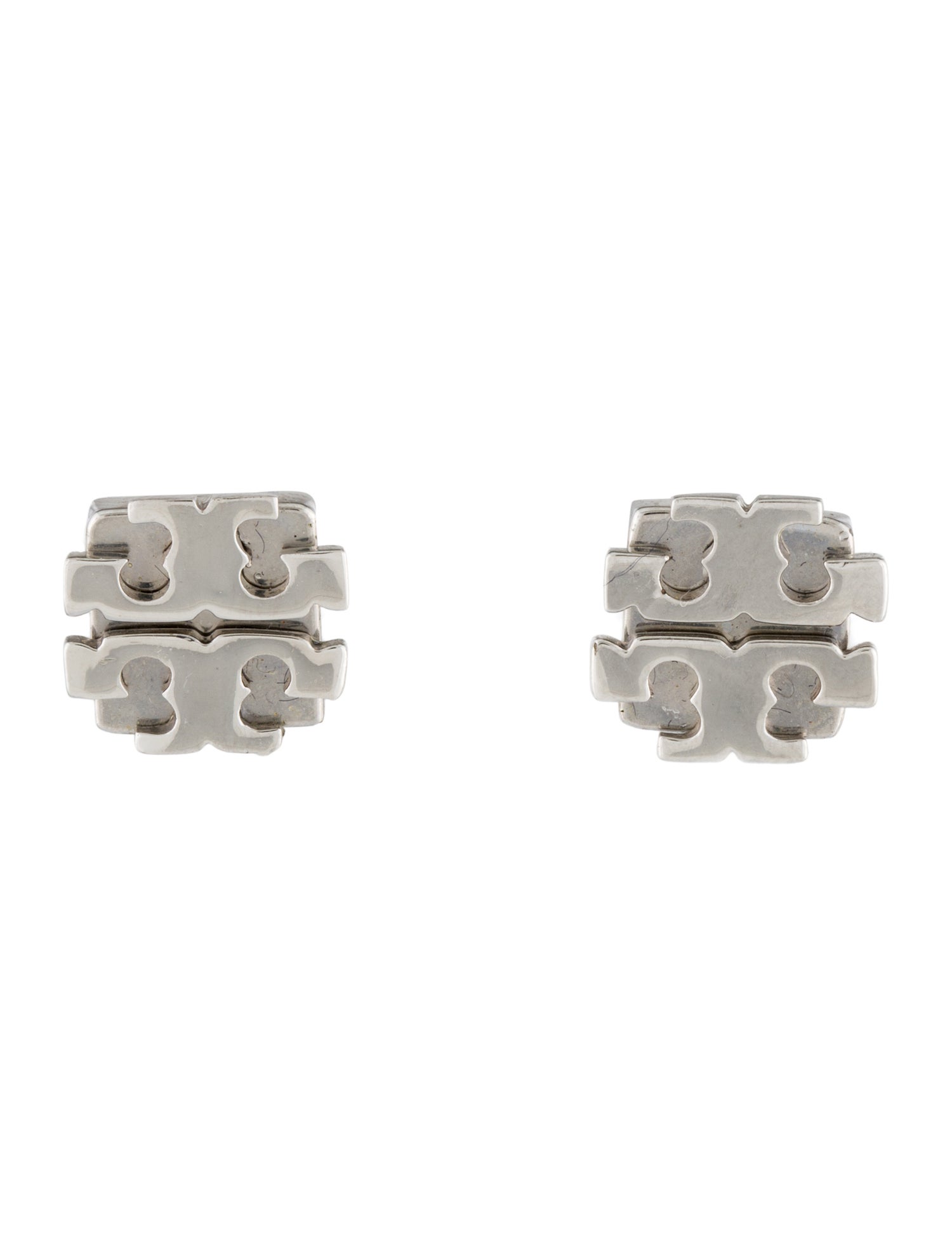 Tory Burch Logo Stud Earrings