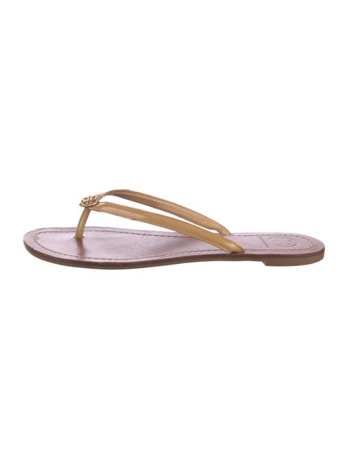 Tory Burch Leather Flip Flops