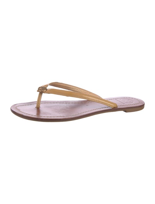 Tory Burch Leather Flip Flops