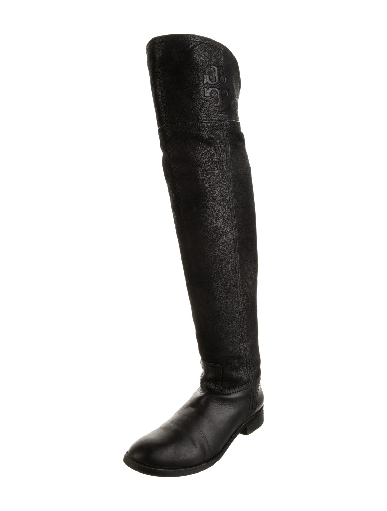 Tory Burch Leather Riding Boots