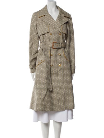 Tory Burch Printed Trench Coat