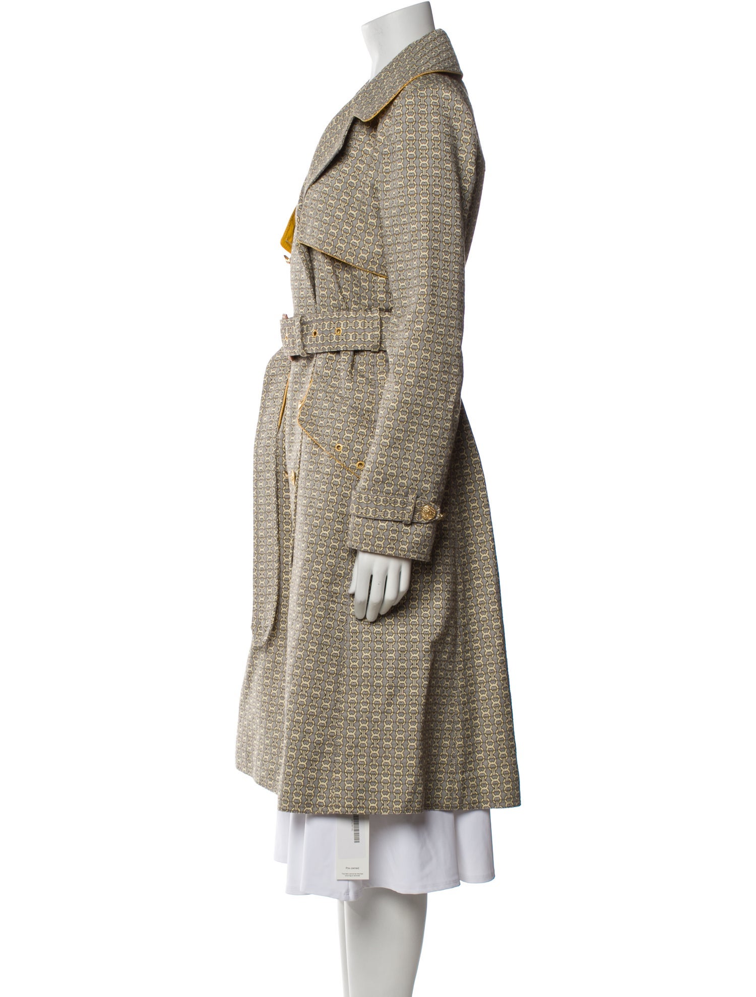 Tory Burch Printed Trench Coat