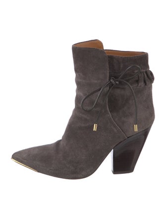 Tory Burch Suede Printed Boots