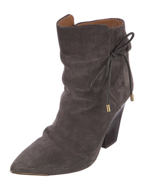 Tory Burch Suede Printed Boots