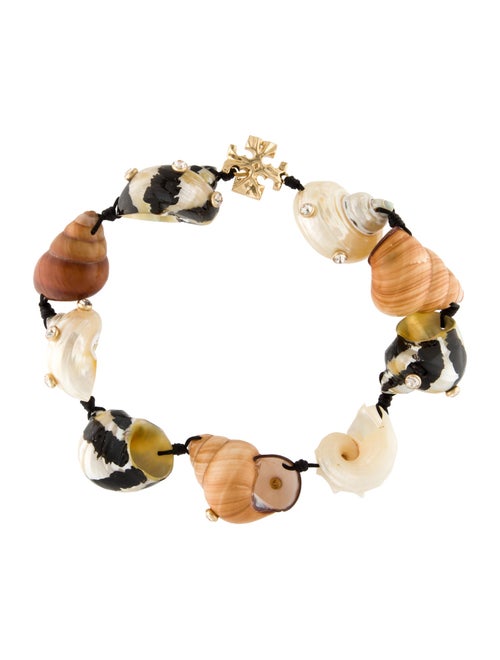 Tory Burch Shell Statement Collar necklace