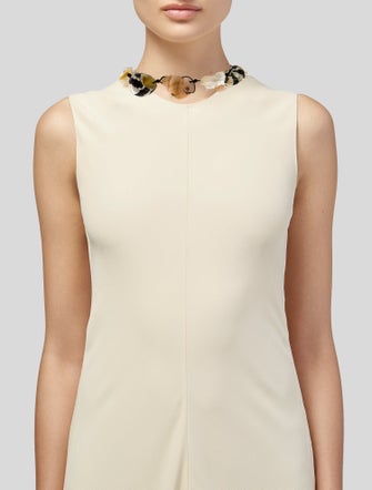 Tory Burch Shell Statement Collar necklace