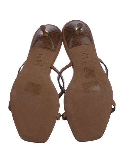 Tory Burch Leather Slides